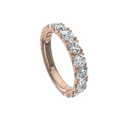 Alliance Gabriela diamants ronds 2.00 carat or rose
